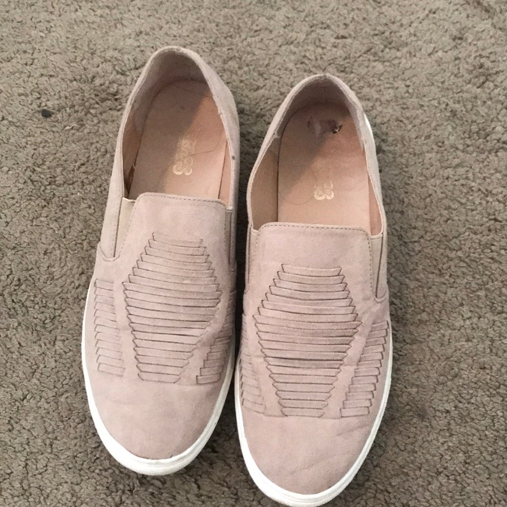 Tan shoes